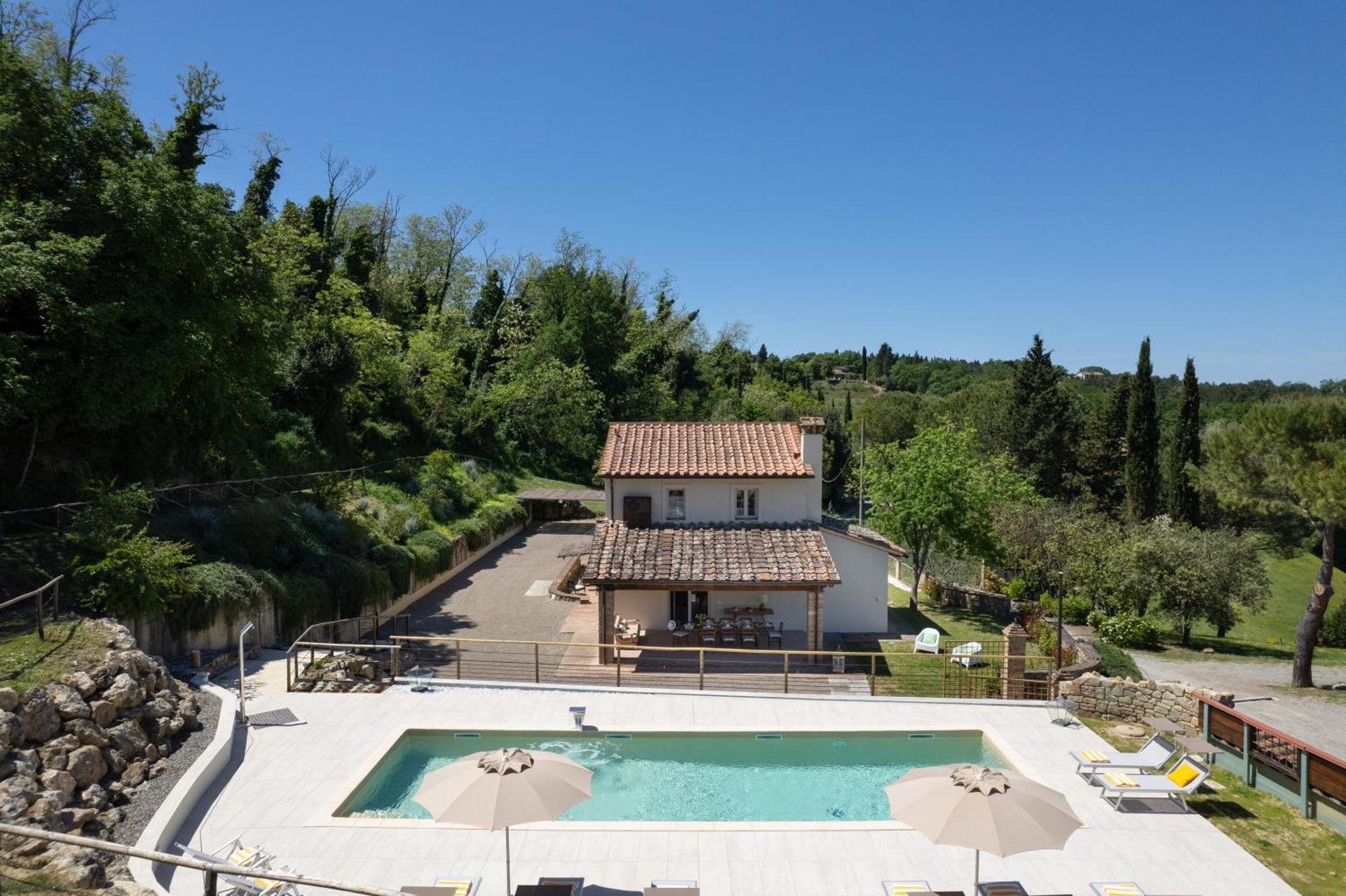 Villa Oliva - Pillo Holiday Villas Gambassi Terme Exteriör bild