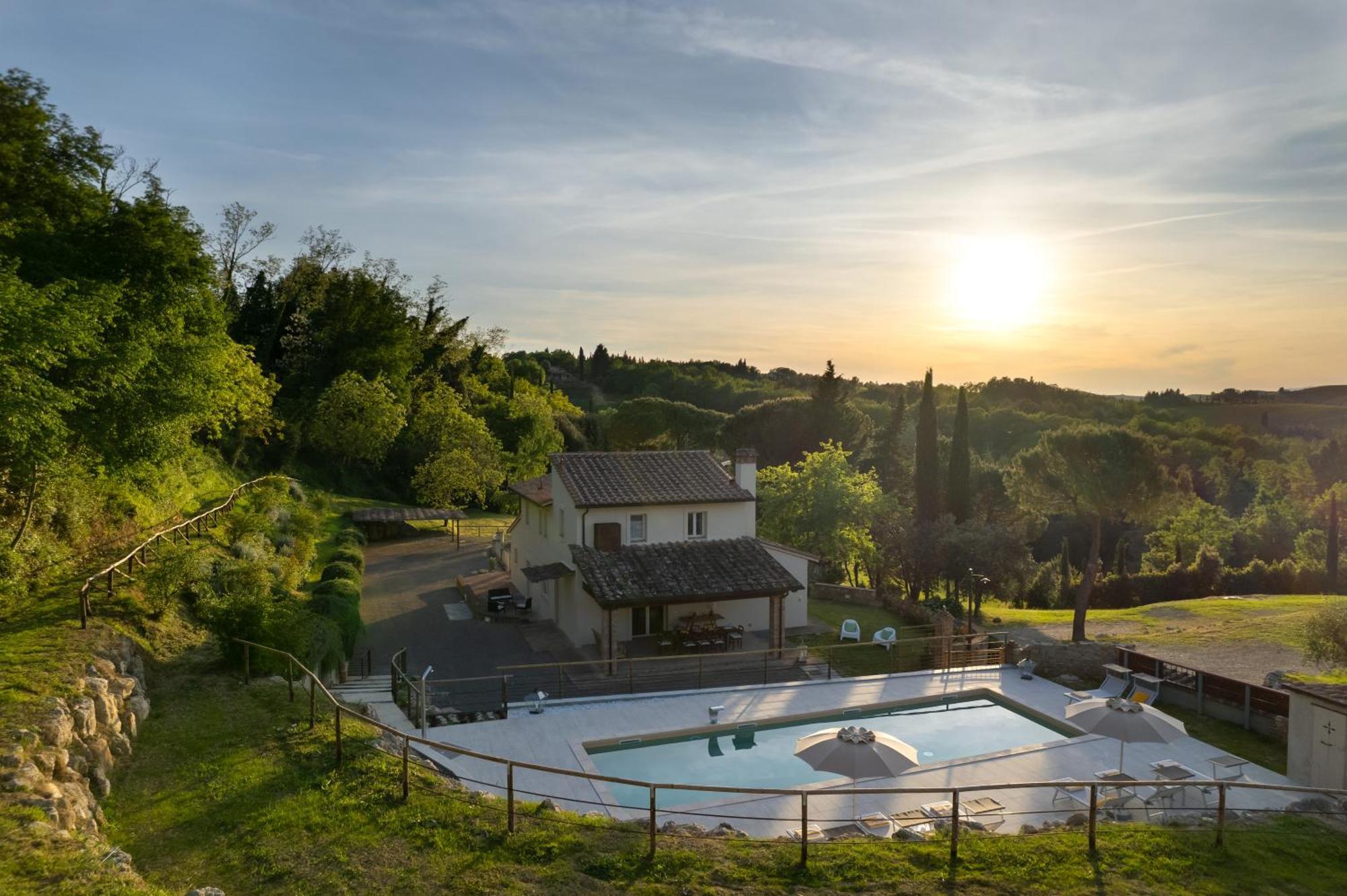Villa Oliva - Pillo Holiday Villas Gambassi Terme Exteriör bild